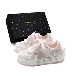 Alxnan Женские розовые лоу-топы для скейтбординга Pink с эксклюзивной коробкой, цвет Pink+Exclusive Box