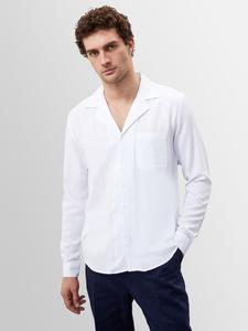 Рубашка на пуговицах классического кроя Antioch, белый