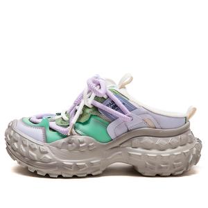 Jay Женские противоскользящие тапочки с закрытым носком зелёные, цвет Green