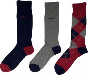 Носки POLO RALPH LAUREN mens Modern, Grey(Zp899846Pkn)/R_N