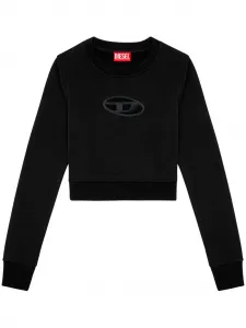 Укороченная толстовка F-Slimmy-Od DIESEL, черный