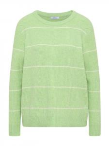 Cecil Свитер в меланжевом цвете бамбуково-зеленого оттенка