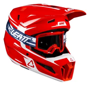 Комплект внедорожный шлема Moto 3.5 V26 Leatt, красный