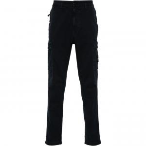 Брюки с зауженным низом STONE ISLAND, marine синий