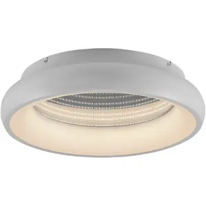 JUST LIGHT Потолочный светильник «SPECCIO», 2 лампочки, источник света Светодиодная панель | Светодиод постоянно встроен, светодиод, отдельное управление через FB, отдельное управление (переключатель), белый