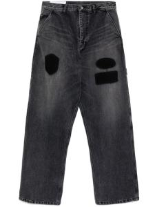 Джинсы с графичным принтом AMBUSH, черный