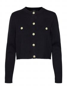 Vero Moda Petite Кардиган 'VMSABA' вязаный черный
