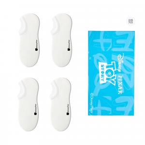 Ноу-шоу носки унисекс шопер 4 шт Disney, белый