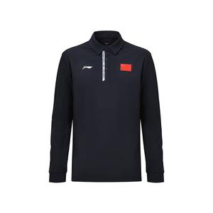 LiNing Поло Унисекс Тайная Голубая, Темно-Синяя