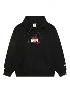 Худи с логотипом Aape By A Bathing Ape, черный