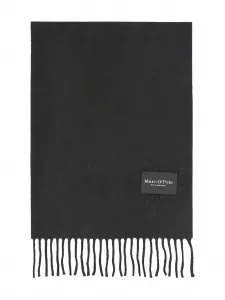 Шарф с нашивкой-логотипом Marc O'Polo, серый