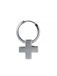 Серьга-кольцо с подвеской Parts of Four, серебряный