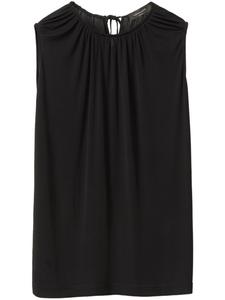 Fabiana Filippi топ с драпировкой, черный