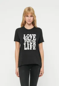 Футболка с принтом onllucy life stud box print Only, Black