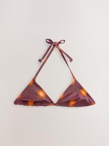 Треугольный бикини-топ Next, бордовый