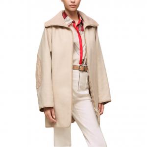 HERMES Куртка женская Marble White с лацканом, умеренная