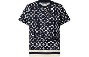 Футболка женская Louis Vuitton с логотипом, черный / белый