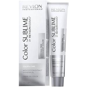Профессиональная перманентная краска для волос Revlonissimo Color Sublime Color & Care № 6.34 Темно-золотой медный блондин 75 мл