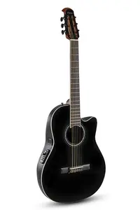 Ovation CS24C-5G Celebrity Средней Глубины Выемка с Цельной Кедровой Дека Нейлоновая 6-струнная Классическая Акустико-Электрогитара