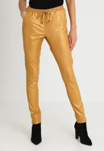 Кожаные брюки brenzone Maze, Gold