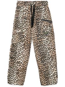 GANNI брюки карго, коричневый