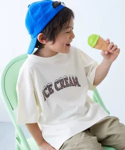 Прохладная на ощупь футболка с коротким рукавом и крупным силуэтным принтом от Devil Lab, 25SS Devirock, цвет 001-Ice Logo-Off White