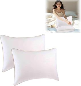 Generic Подушка для сна на боку, спине и животе, дышащая, мягкая Gold(27.56*17.72in)