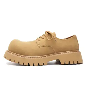 V ZERO FIVE Большие головы обувь повседневные мужские пустынный желтый японский и корейский стиль модный тренд минимализм желтый флисовая подкладка, цвет Yellow Fleece-Lined