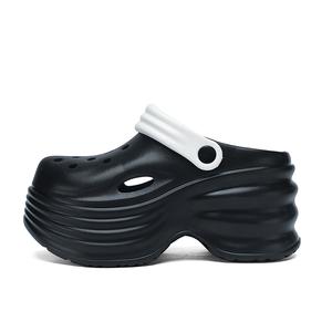 VAEL Клоги женские черно-белые, цвет Black White