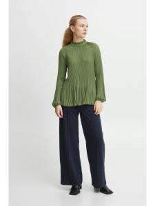 ICHI Блузка IHLARA LS loose fit in Willow Bough