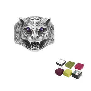 Кольцо из стерлингового серебра 925 пробы мужское GUCCI, серебряный