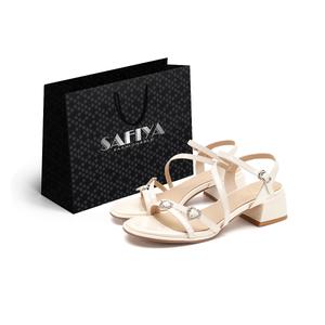 Сандалии с одним ремешком женские SAFIYA, White