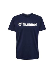 Футболка Hummel Regular Fit Stretch Rundhalsausschnitt Logo, синий