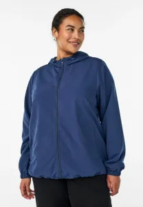 Летняя куртка mit kapuze und reissverschluss Zizzi, Black Iris