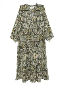 Платье миди Pidola с принтом Ba&Sh, зеленый