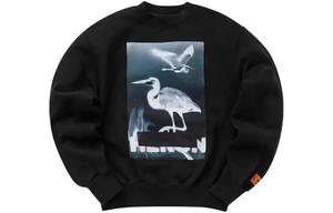 Свитшот с принтом Censored HERON PRESTON, черный