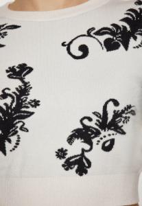 Джемпер myMo CO-BRANDED WITH EBEEZA, Wollweiss Schwarz/Black