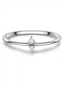 Glanzstücke München Серебряное кольцо с кубическим цирконием в оправе из серебра