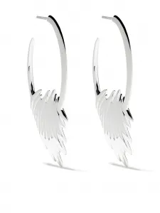 Серьги-кольца Quill Shaun Leane, серебристый