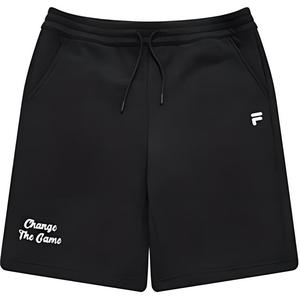 Футболка SS24 Повседневные шорты Мужские Pitch Black FILA FUSION