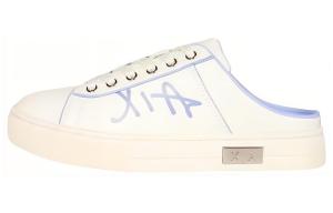 Женские белые закрытые тапочки ARMANI EXCHANGE