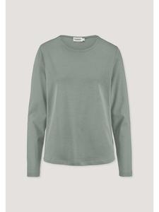 Hessnatur Футболка матово-зеленого цвета