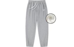 Вязаные спортивные штаны унисекс VEIDOORN, светло-серый меланж Boundary