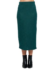 Юбка миди с боковыми разрезами Renee C., цвет Hunter Green