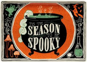 Certified International Scaredy Cat прямоугольное блюдо, 35,5 см x 25,4 см, мультиколор