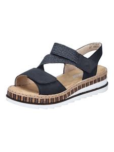 Сандалии на плоской подошве rieker, цвет pazifik