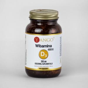 Янго, Витамин D3 4000 МЕ на 365 дней, БАД, 365 капсул Inna Marka