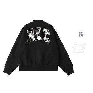 RickyisClown Бейсбольная куртка унисекс, Black (Padded)