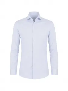 Рубашка, устойчивая к сминанию BOSS, синий