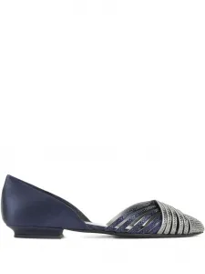 Туфли-лодочки с декором GIORGIO ARMANI, синий